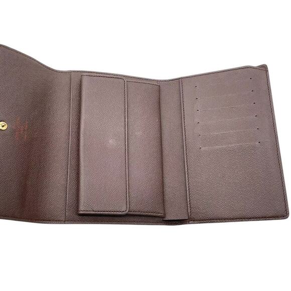 Louis Vuitton Damier Ebene Porte Tresor Wallet W/Box Dust Bag - Picture 11 of 16